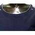 Champion t-shirt dona easy manica corta tinta unita davanti e a righe orizzontali dietro