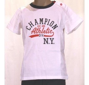 T-shirt mezza manica baby con stampa Champion