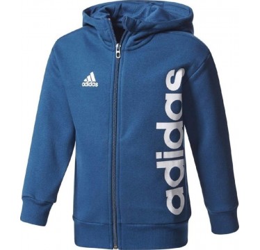 ADIDAS felpa zip lunga cappuccio mod. LK LIN