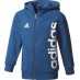 ADIDAS felpa zip lunga cappuccio mod. LK LIN