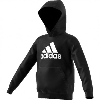 adidas felpa giro collo cappuccio mod. yb logo hood