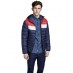 jack&jones giubbino tricolore modinbottito in piuma sintetica mod bomb