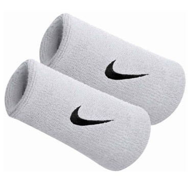 nike swoosh doublewide wristbands