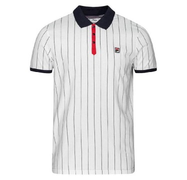 Fila polo a righe verticali