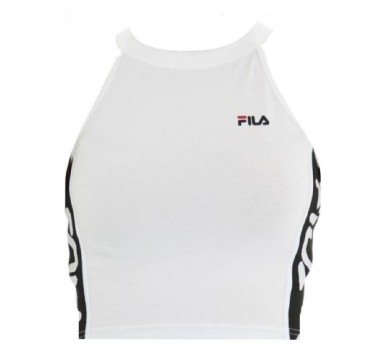 fila top con scritta