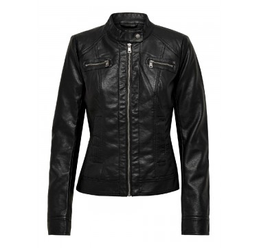 onlbandit faux leather biker otw noos