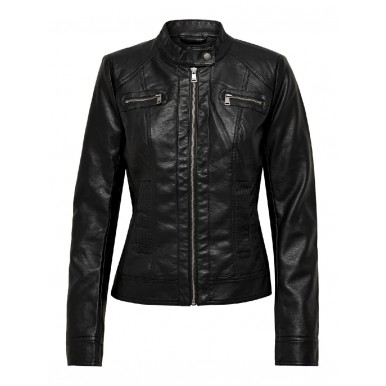 onlbandit faux leather biker otw noos