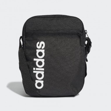 adidas linear core organizer nero/bianco