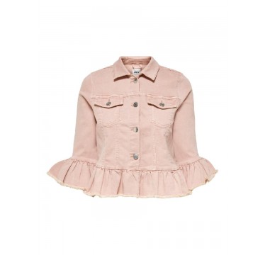 onlsia 3/4 frill colour jacket pnt