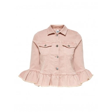 onlsia 3/4 frill colour jacket pnt