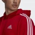 Adidas felpa cappuccio m 3s fl hd scarle/white