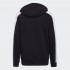 ADIDAS felpa cappuccio b cb fl hoodie black/mgreyh/white