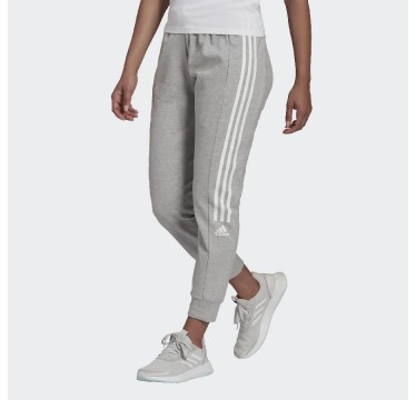Adidas pantalone  felpa con polsino w tc pt mgreyh