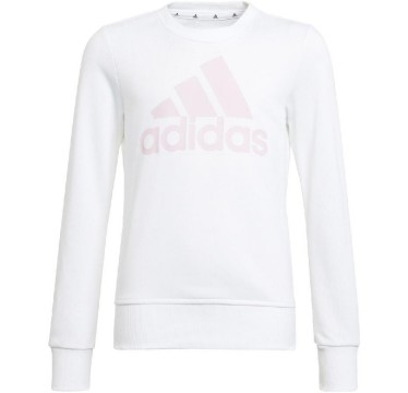 ADIDAS FELPA GIRO COLLO g bl swt white/clpink