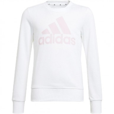 ADIDAS FELPA GIRO COLLO g bl swt white/clpink