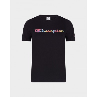 Champion t-shirt m/m con stampa multicolor donna legacy
