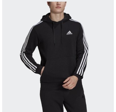Adidas felpa cappuccio m 3s fl hd black/white