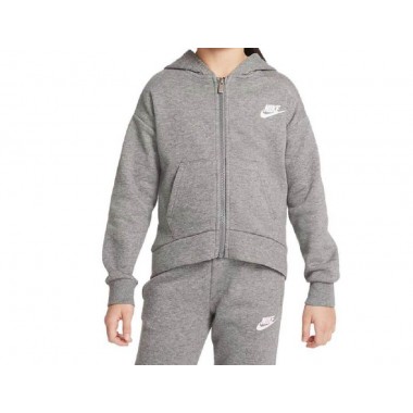 Nike tuta 2 - 7 anni club fleece high low fz hoodie