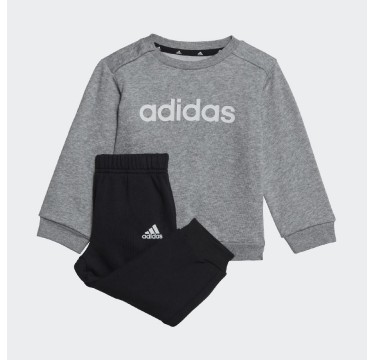 Adidas tuta baby i lin fl jog mgreyh/white