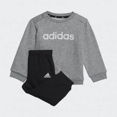 Adidas tuta baby i lin fl jog mgreyh/white