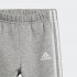 Adidas tuta zip lunga cappuccio baby i 3s fz fl jog selubl/white