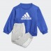 Adidas tuta giro collo i bos logo jog selubl/white