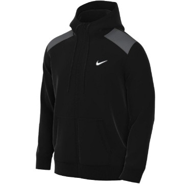 Nike felpa zip lunga cappuccio uomo hoodie flc