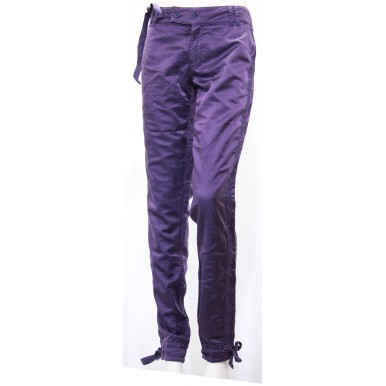 Pantalone in seta con coulisse in vita Deha