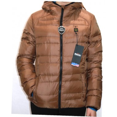 Blauer piumino leggero con cappuccio