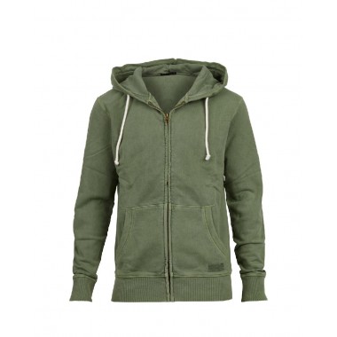 Jack&jones felpa zip lunga cappuccio mod Dylan